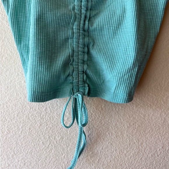 POL Women's Aqua Ribbed Camisole - Size Medium - Picture 4 of 5